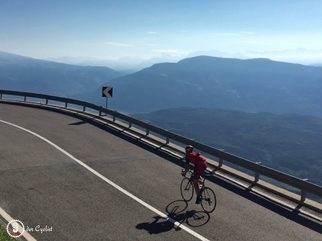 Rennrad, Italien, Südtirol, Bozen, Mendelpass, Nonstal, Val di Non, Gampenpass, Cles