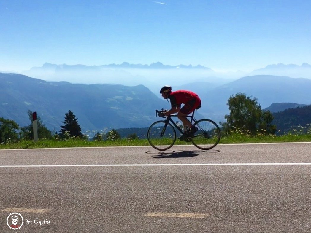 Rennrad, Italien, Südtirol, Bozen, Mendelpass, Nonstal, Val di Non, Gampenpass, Cles