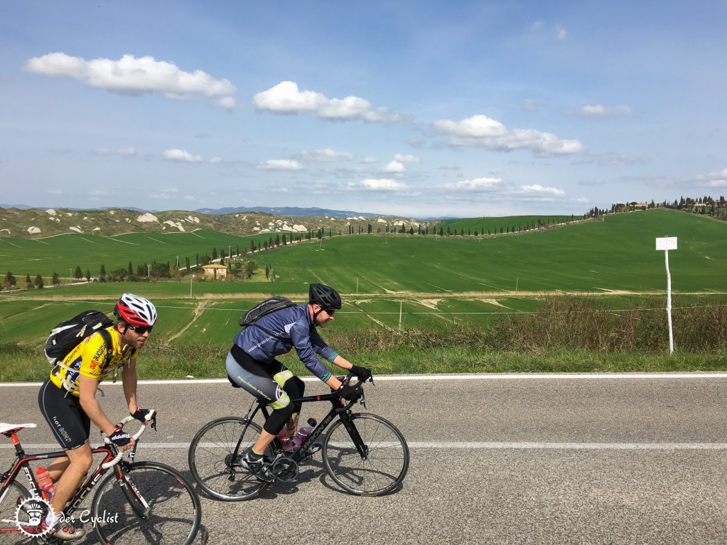 Rennrad, Italien, Toskana, Siena, Crete Senesi