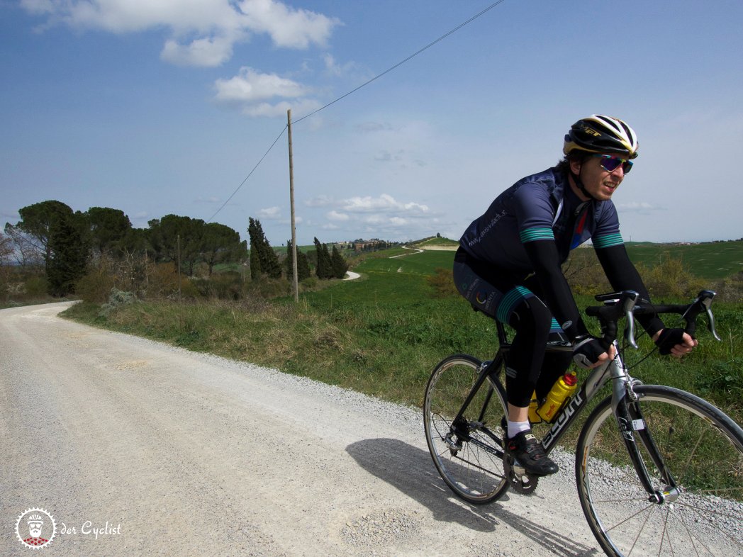 Rennrad, Italien, Toskana, Siena, Crete Senesi