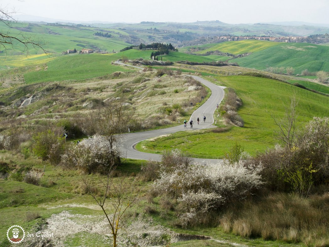 Rennrad, Italien, Toskana, Siena, Crete Senesi