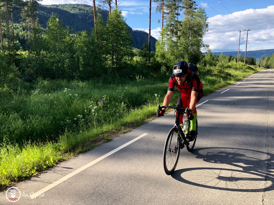 Rennrad, Norwegen, Trondheim - Oslo, Stärkeprobe