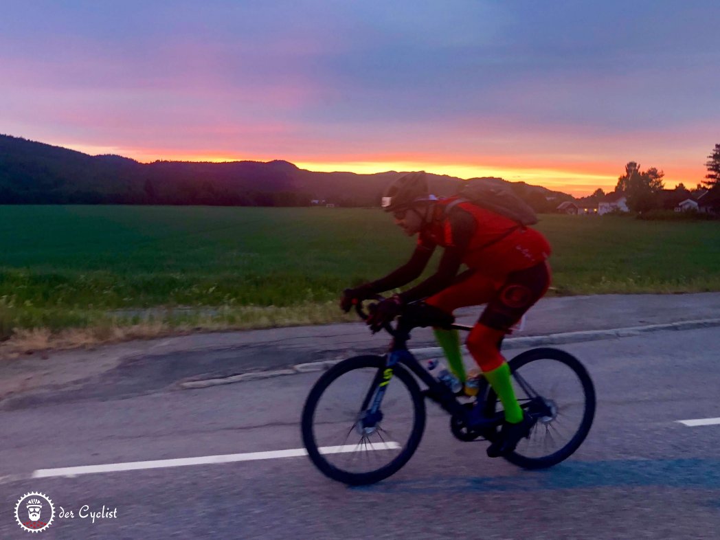 Rennrad, Norwegen, Trondheim - Oslo, Stärkeprobe