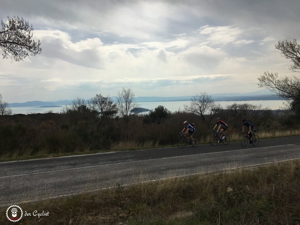 Rennrad, Italien, Umbrien, Toskana, Lago Trasimeno, Perugia