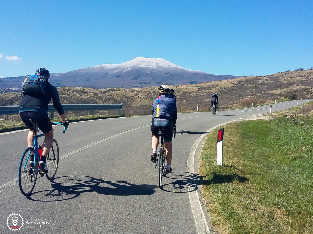 Rennrad, Italien, Toskana, Monte Amiata, Val d'Orcia