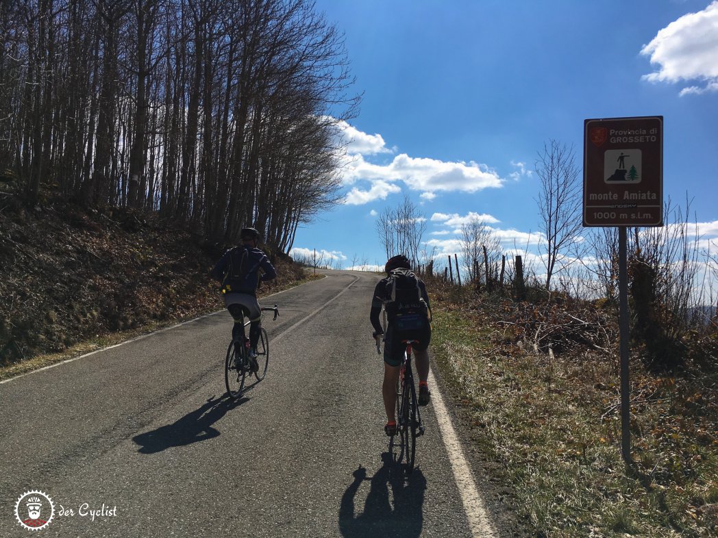 Rennrad, Italien, Toskana, Monte Amiata, Val d'Orcia