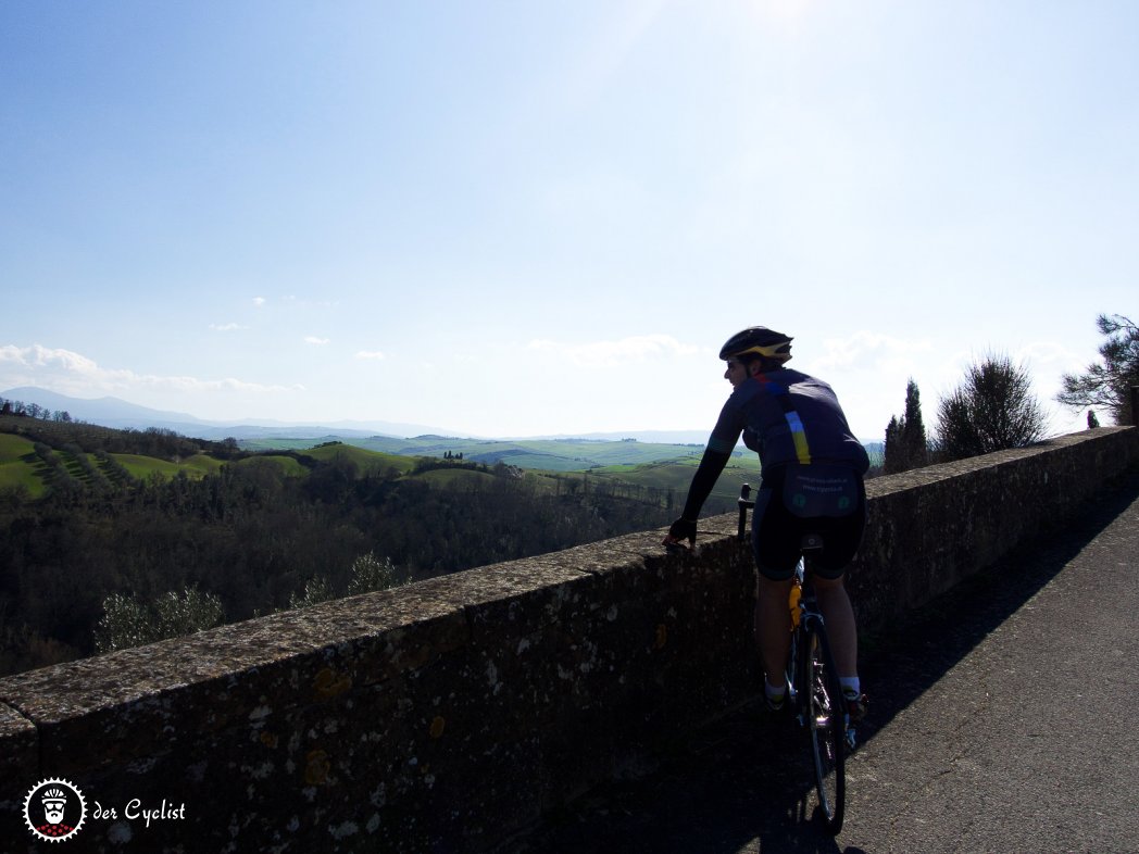 Rennrad, Italien, Toskana, Val d'Orcia, Montepulciano, Pienza